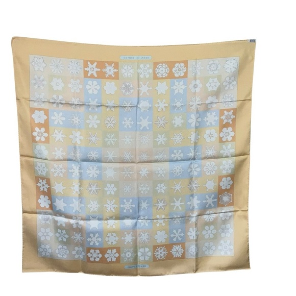 Hermes Carre Silk Scarf "Feux de l'Hiver" by Christiane Vauzelles 90cm NWT/Box - Picture 4 of 16